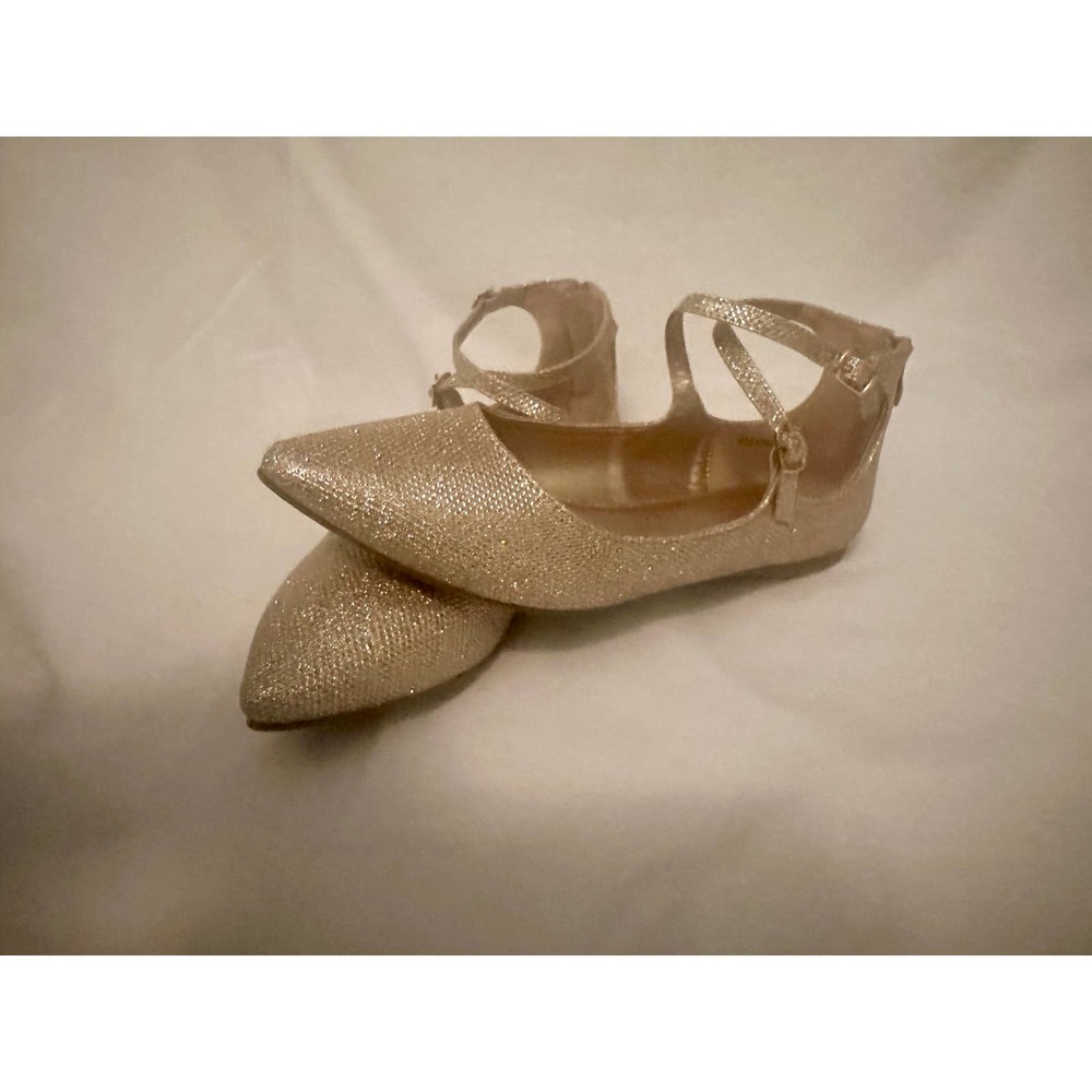 Dream Pairs Gold Flat Shoes